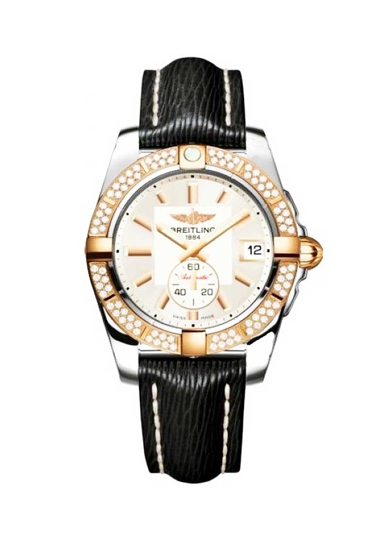 Breitling Galactic 36 2-Tone in Steel with Rose Gold Diamond Bezel