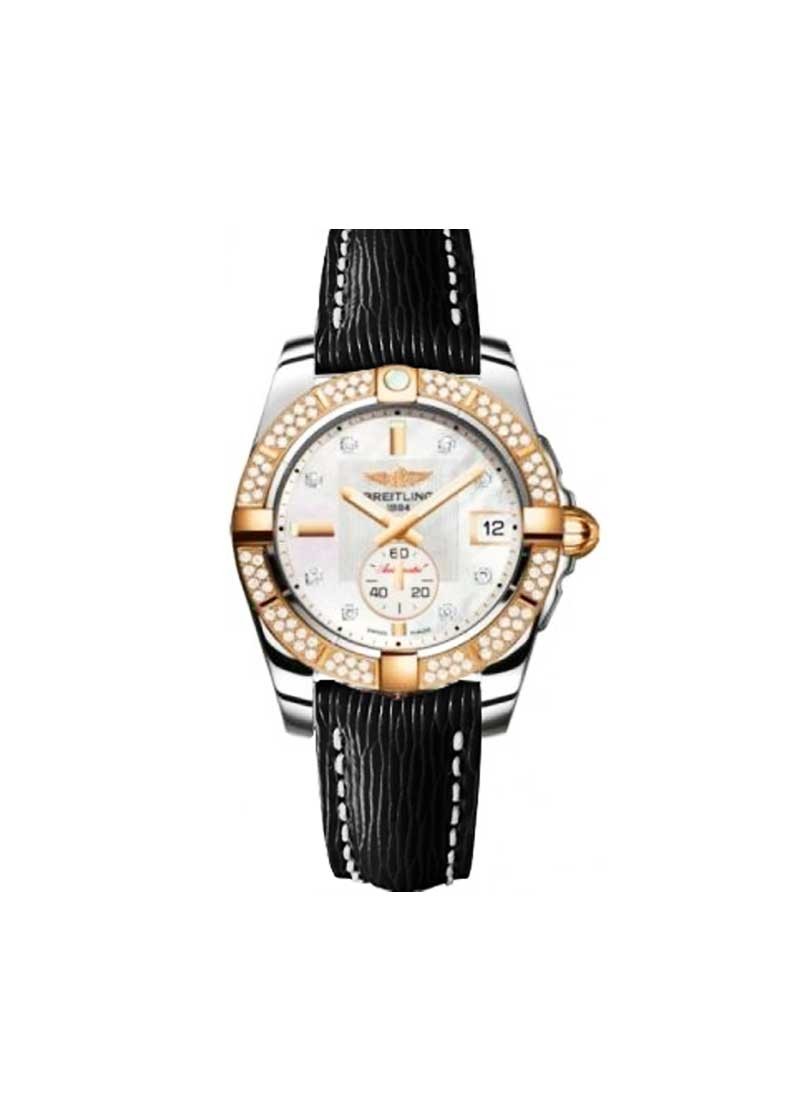 Breitling Galactic 36 2-Tone in Steel with Rose Gold Diamond Bezel
