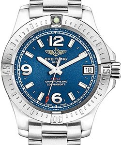Colt 36 in Steel on Steel Bracelet with Mariner Blue Dial
