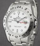 Explorer II 40mm on Oyster Bracelet with White Index Dial