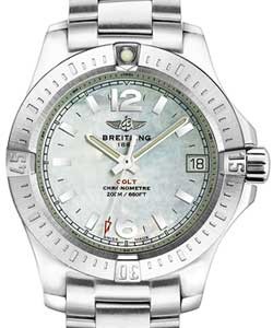 Colt 33mm in Steel on Steel Bracelet with MOP Dial