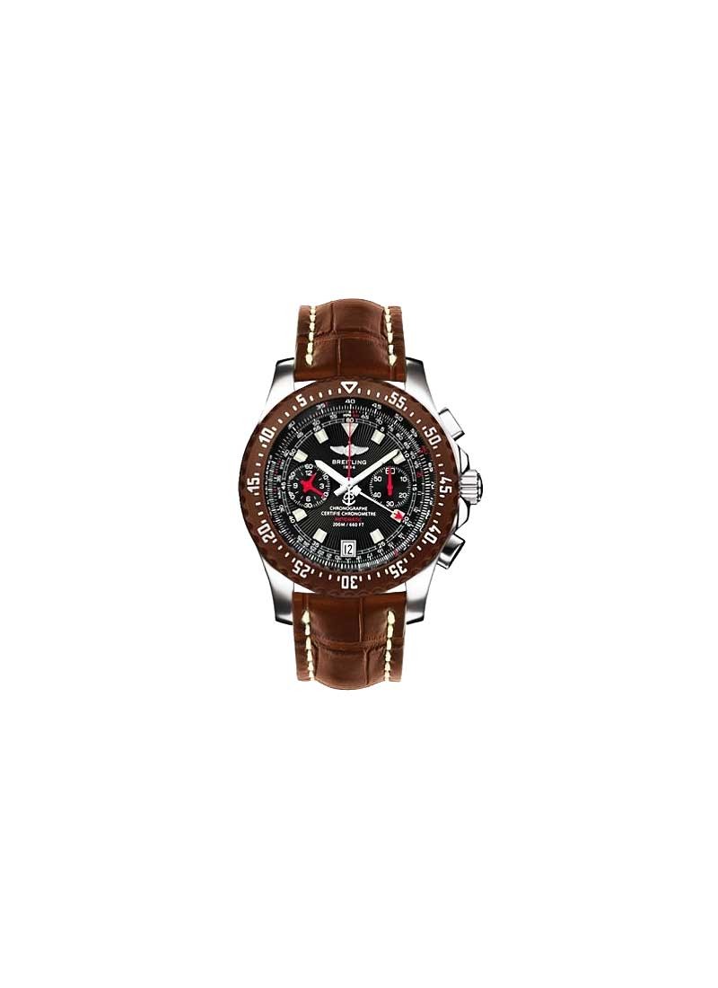 Breitling Professional Skyracer Raven in Steel with Brown PVD Bezel