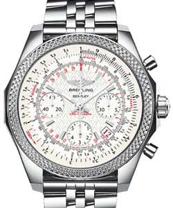 Bentley B06 S Chronograph in Steel on Steel Bracelet with Silver Dial