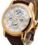 Jules Audemars Equation of Time Mexico Edition in Rose Gold on Brown Alligator Leather Strap with White Roman Dial