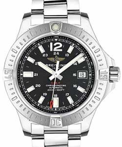 Colt 41mm Automatic in Steel on Steel Braclet with Black Dial
