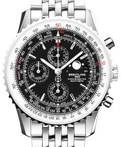 Navitimer 1461 Chronograph in Steel - Limited Edition On Steel Bracelet with Black Dial