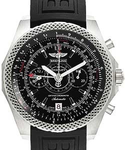 Bentley Supersports Chronograph in Titanium - Limited Eidtion of 1000 Pieces On Black Rubber Strap with Black Dial