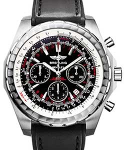 Bentley Motors T Speed Men's Automatic in Steel on Black Leather Strap with Black Dial