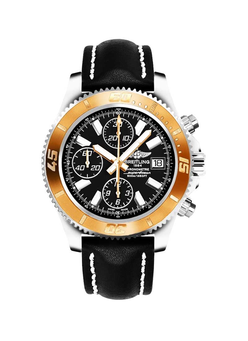 Breitling Superocean Chronograph II 44mm Automatic in Steel and Rose Gold Bezel