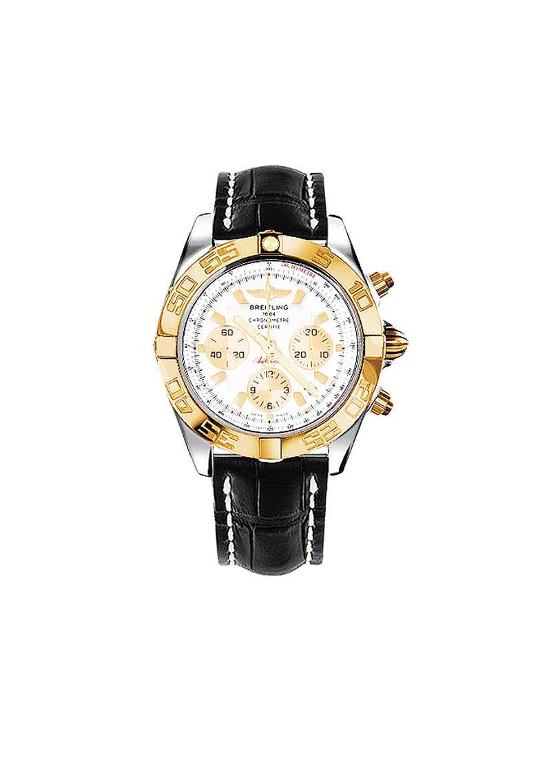 Breitling Chronomat 44 Chronograph 2-Tone in Steel with Rose Gold Bezel