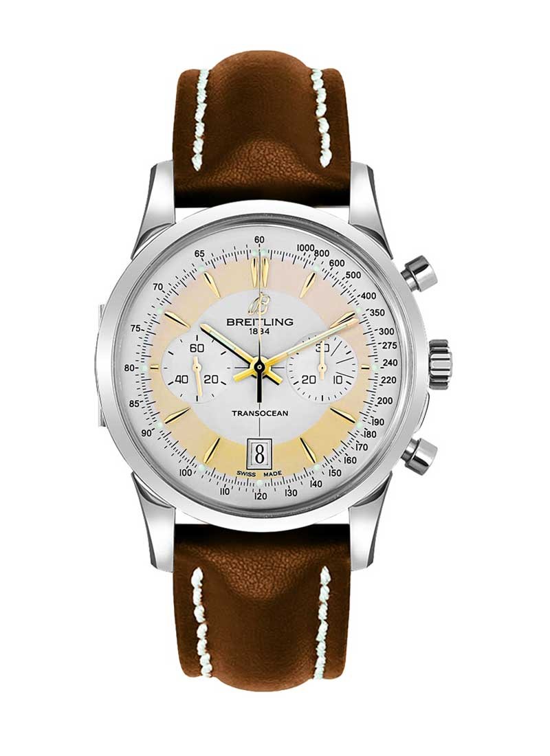 Breitling Transocean Chronograph 43mm Automatic in Steel