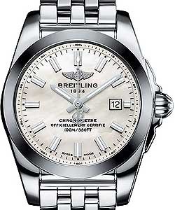 Galactic 29mm Quartz in Steel on Steel Braclet with MOP Dial