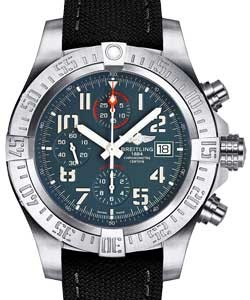 Avenger Bandit Chronograph in Titanium on Black Canvas Strap with Titanium Grey Dial