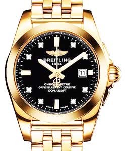 Galatic 29mm in Rose Gold on Rose Gold Bracelet with Black Diamond Dial
