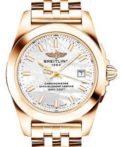 Galatic 29mm in Rose Gold on Rose Gold Bracelet with Mother Of Pearl Dial