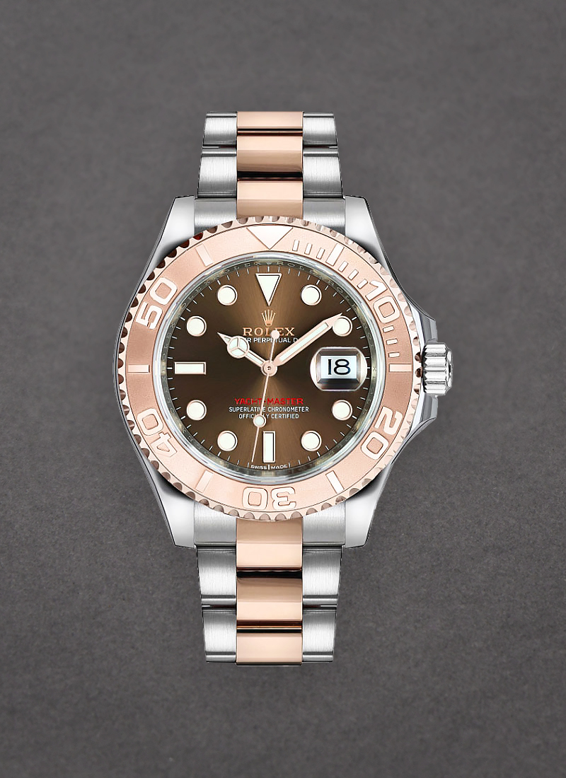 Rolex Unworn Yacht-Master 37mm in Steel with Rose Gold Bezel