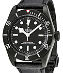 Heritage Black Bay Dark 41mm Automatic in Black PVD on Black Leather Strap with Black Dial