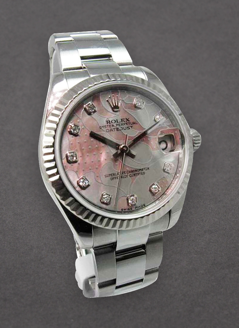 Rolex Unworn Datejust in Steel with Fluted Bezel