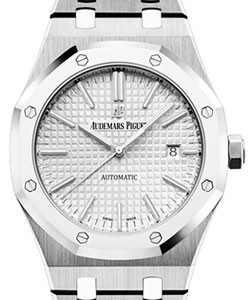 Royal Oak Selfwinding QE II Cup 2017 in Titanium on Titanium Bracelet with Silver Dial - Limited 200 Watches