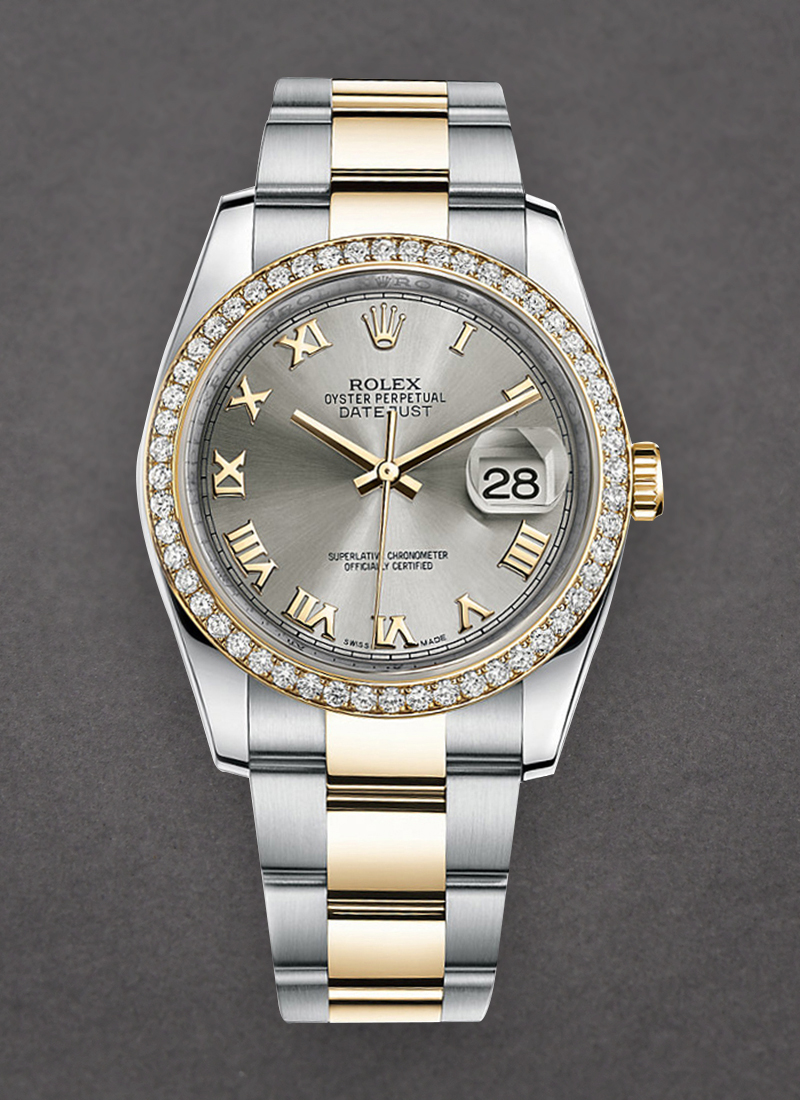 Rolex Unworn Datejust in Steel with Diamond Bezel