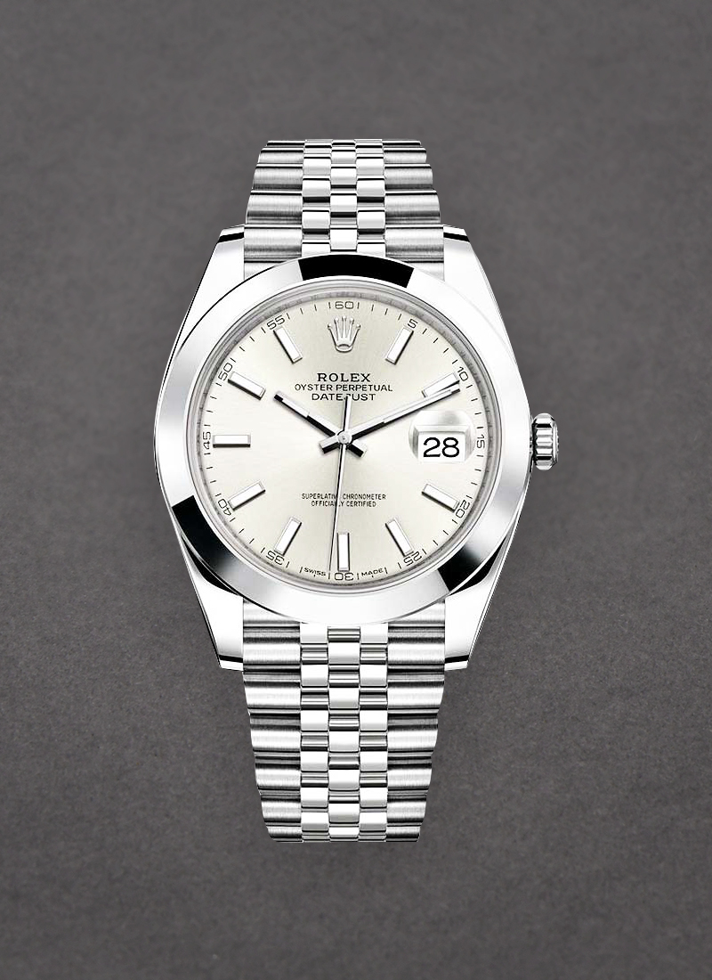 Rolex Unworn Datejust 41mm in Steel with Smooth Bezel