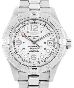 Superocean Steelfish  in Steel on Steel Bracelet with Silver Dial