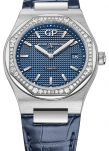 Girard Perregaux 80189d11a431-cb6a Laureato 34mm Quartz in Steel with Diamonds Bezel 80189d11a431-cb6a