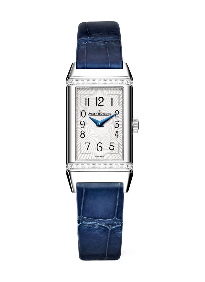 Jaeger - LeCoultre Reverso One Quartz in Steel with Diamond Lugs