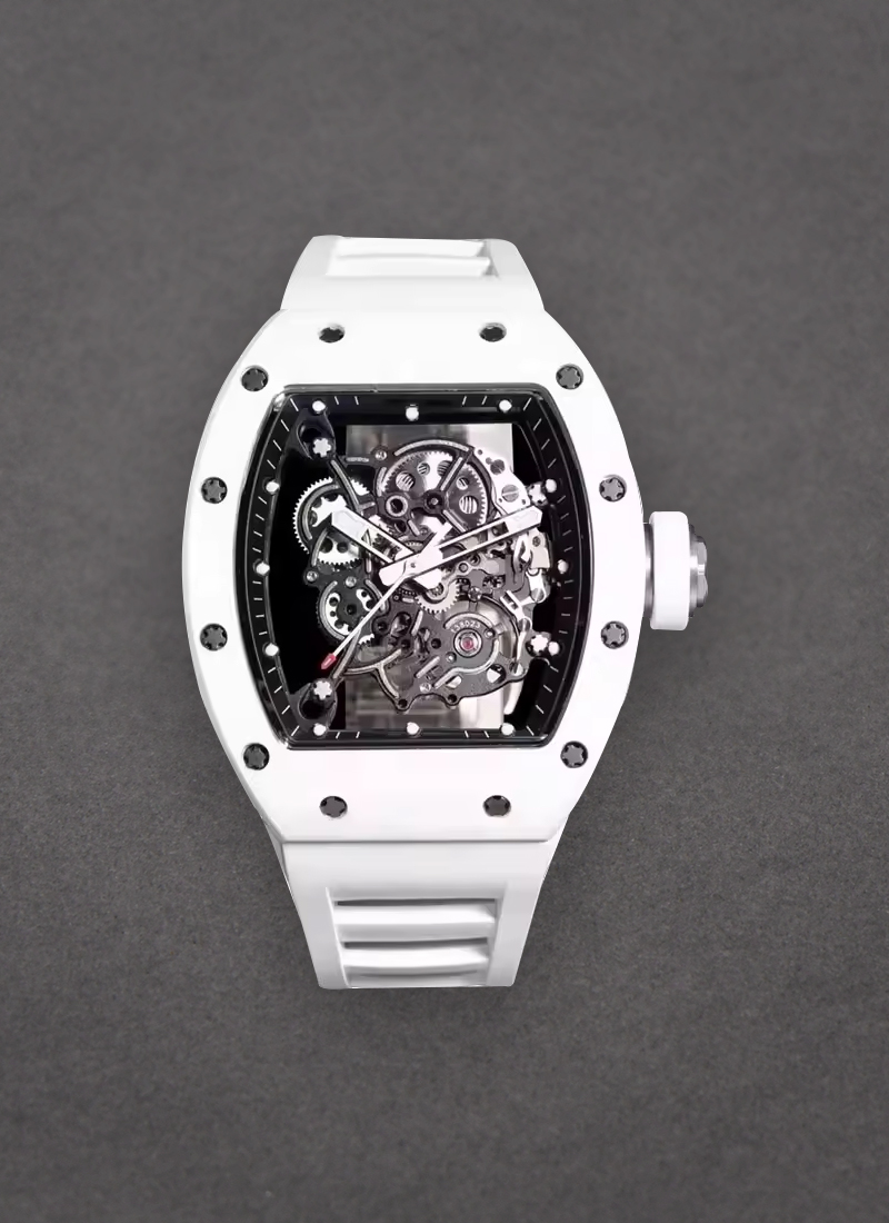 Richard Mille RM 055 Bubba Watson in White Ceramic and Titanium