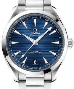 Seamaster Aqua terra 150M Master Co-Axial 41mm Automatic in Steel on Steel Bracelet with Blue Index Dial