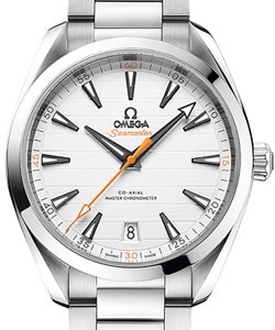 Seamaster Aqua terra 150M Master Chronometer 41mm Automatic in Steel on Steel Bracelet with Silver Index Dial