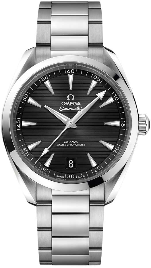 Seamaster Aqua Terra 150M Master Chronometer 41mm Automatic in Steel on Steel Bracelet with Black Index Dial