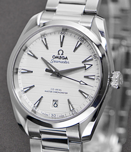 Seamaster Aqua Terra Chronometer 38mm Automatic in Steel on Steel Bracelet with Silver Dial