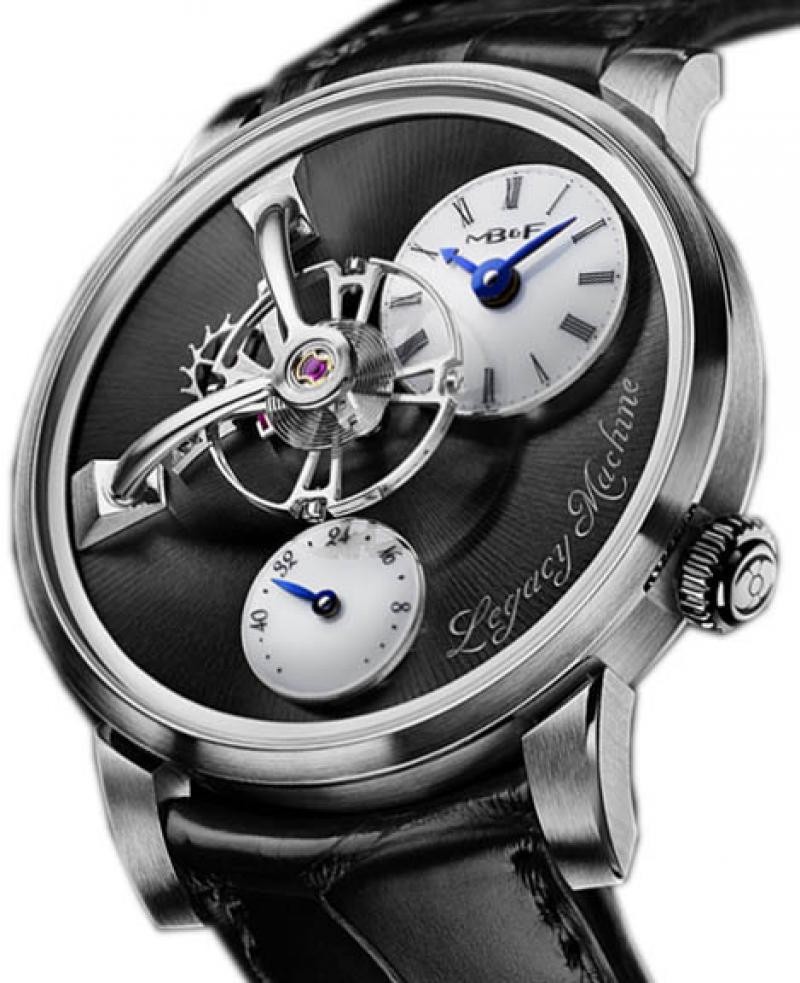 MB & F Legacy Machines LM101 40mm in White Gold