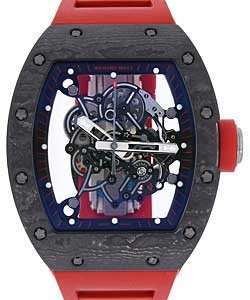 Bubba Watson Dark Legend in Black Ceramic and Titanium on Red Rubber Strap with Skeleton Dial - Limited Edition
