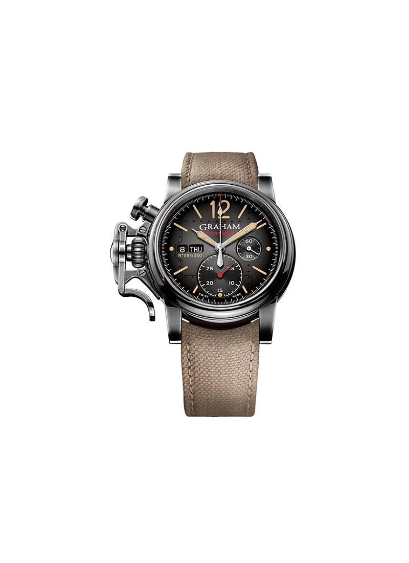 Graham Chronofighter Vintage Aircraft in Steel and PVD