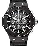 Big Bang Aero Bang Black in Black Ceramic on Black Rubber Strap with Black Dial