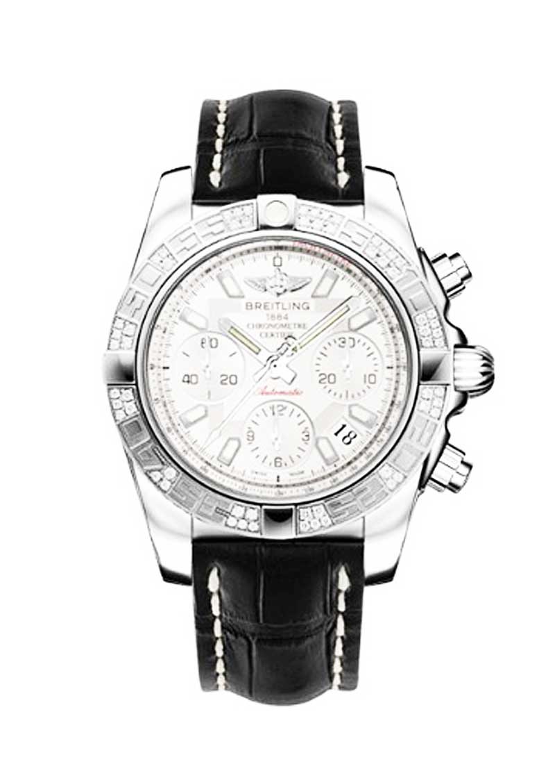 Breitling Chronomat 41mm Automatic in Steel with Diamond Bezel