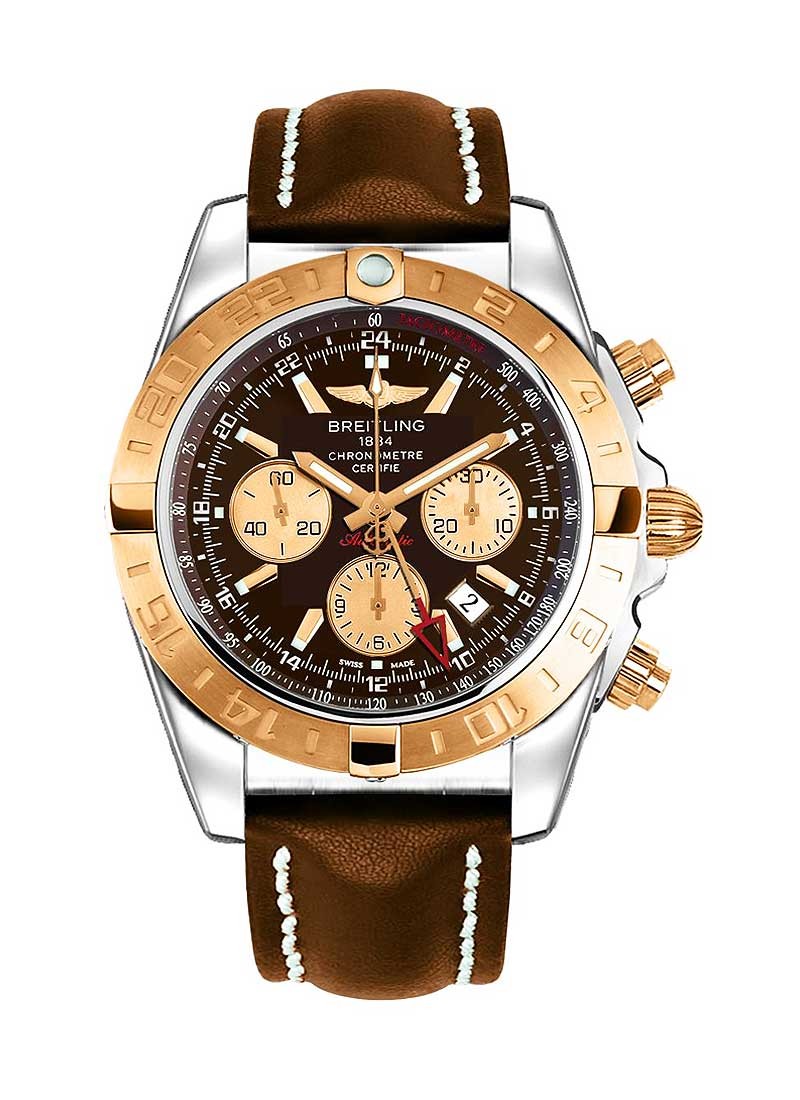 Breitling Chronomat 44 GMT 44mm Automatic in Steel and Rose Gold