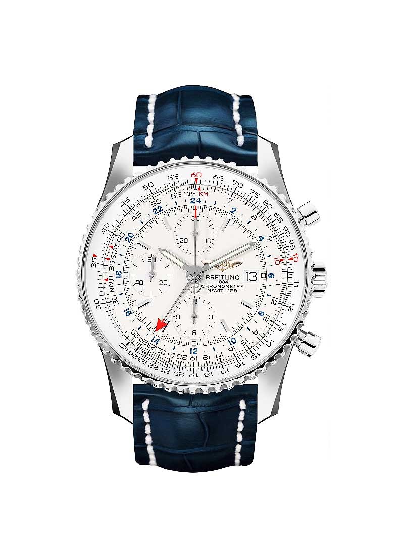 Breitling Navitimer World Chronograph 46mm Automatic in Steel