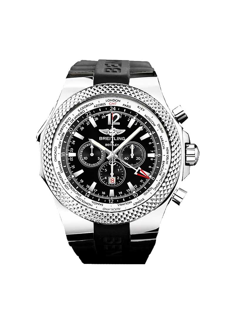 Breitling Bentley GMT Chronograph 49mm in Polished Steel