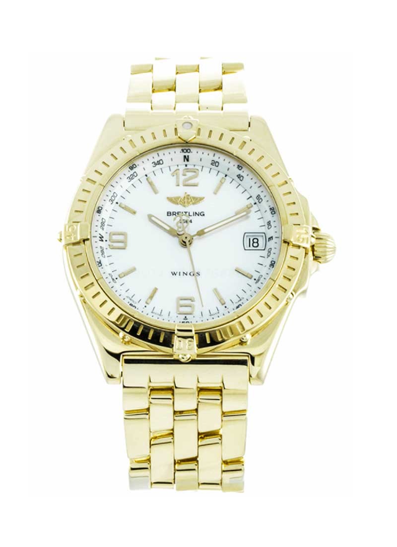 Breitling Wings  Automatic in Yellow Gold