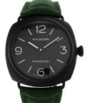 PAM 612 - Radiomir Black Seal Kuwait 44mm in Ceramic on Green Canvas Strap with Black Dial