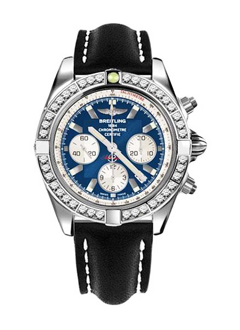 Breitling Chronomat 44mm Automatic in Steel with Diamond Bezel
