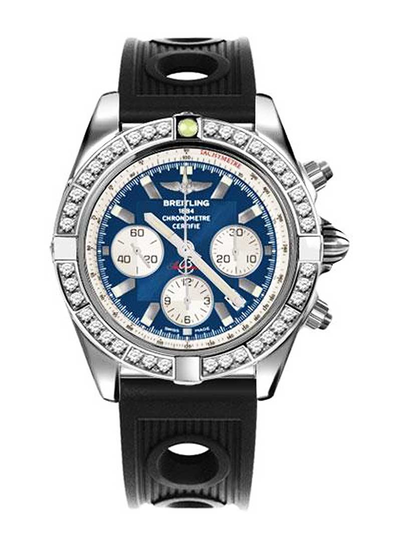 Breitling Chronomat 44mm Automatic in Steel with Diamond Bezel