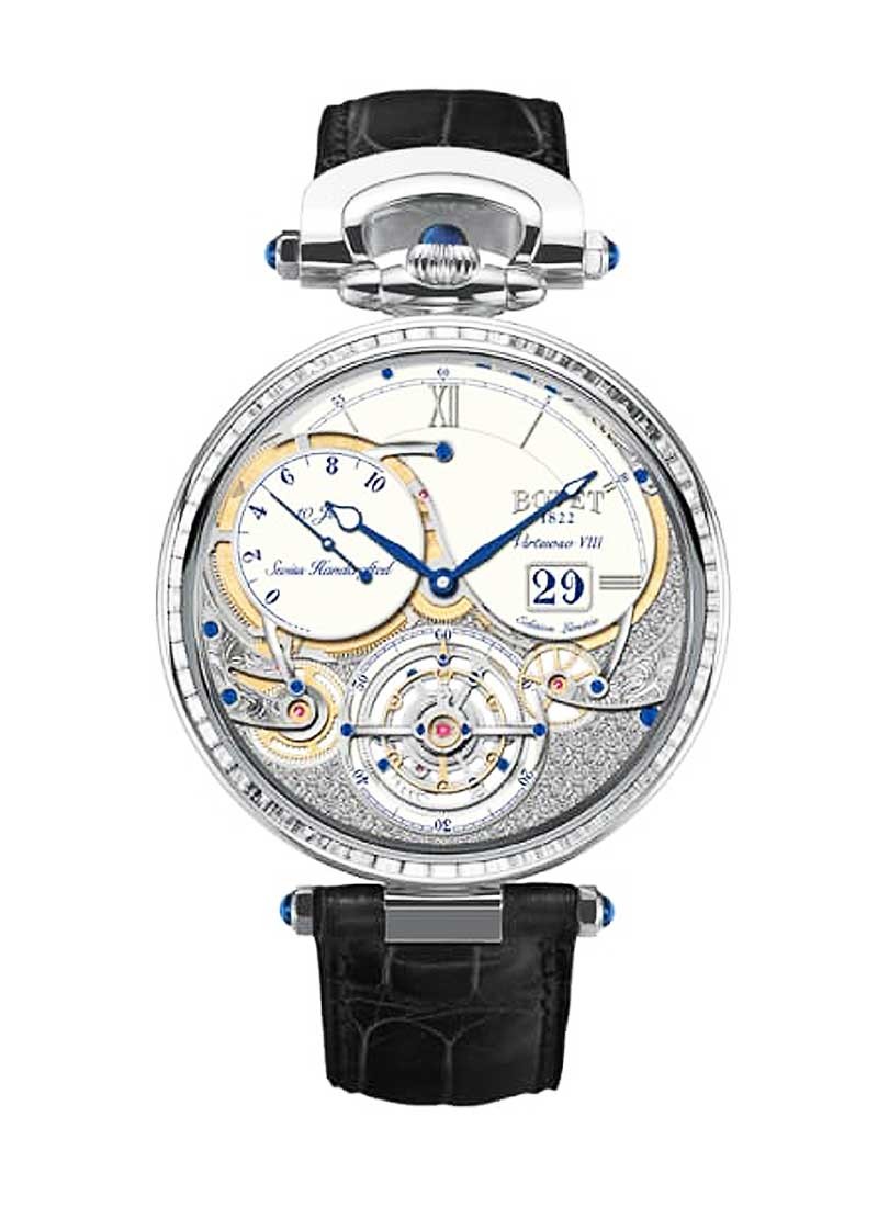 Bovet Fleurier Grandes Complications Virtuoso III 44mm in White Gold with Diamonds and Baguette Bezel