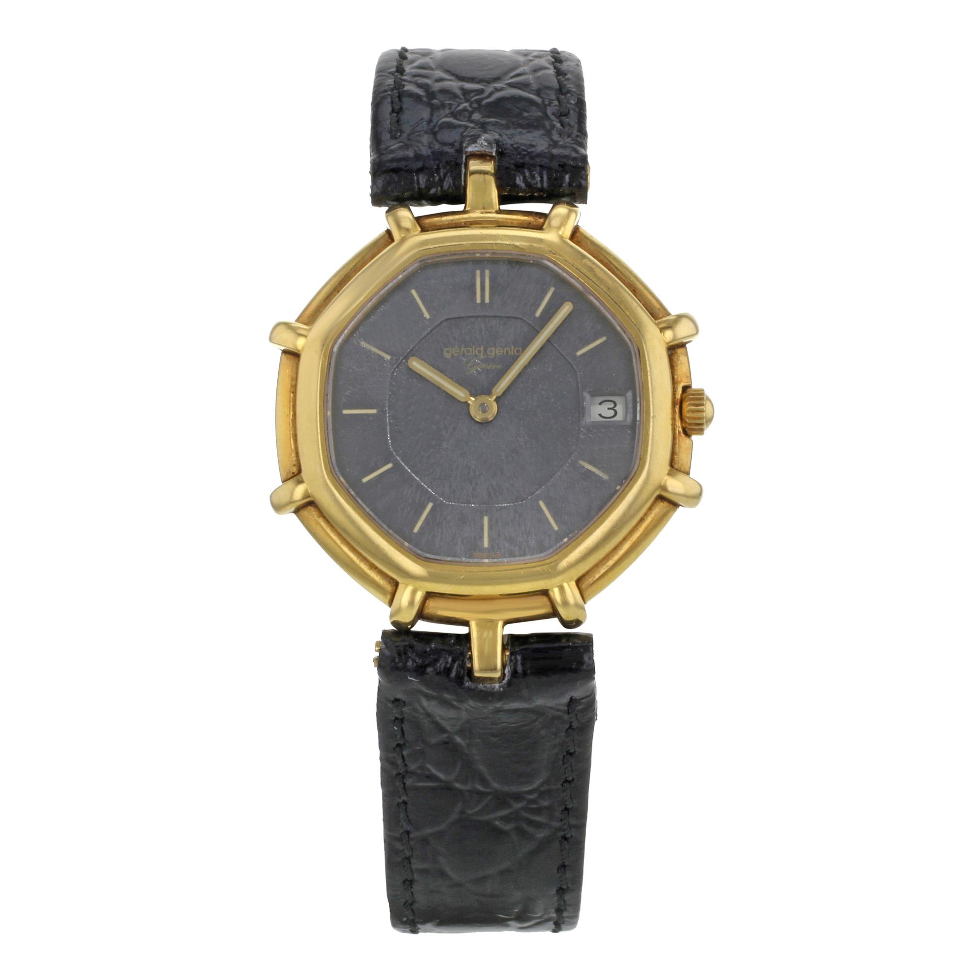 Gerald Genta Timepiece Octagonal 31mm in Yellow Gold