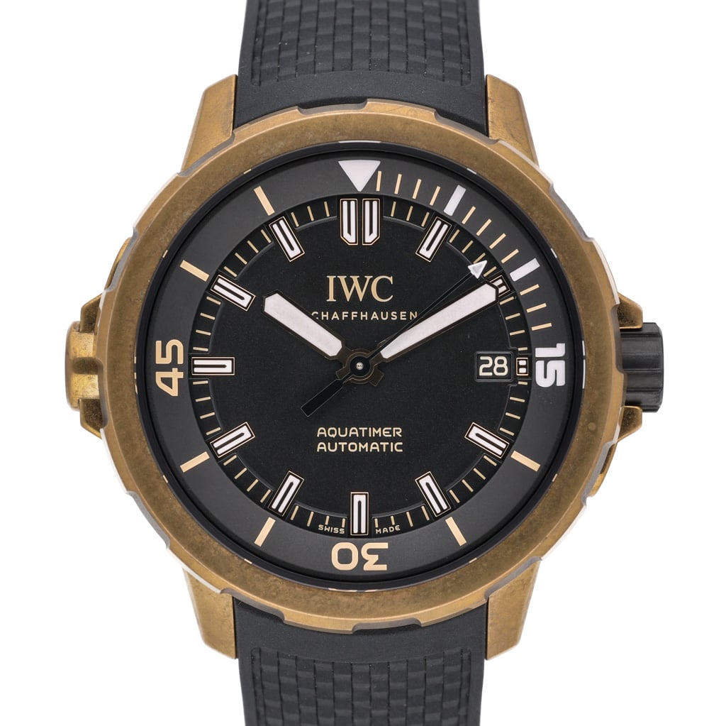 Aquatimer Automatic  'Collectors Forum' 44mm in Bronze on Black Rubber Strap with Black Dial - Limited Edition of 250 Pieces