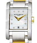 Hampton in Steel on Steel and Yellow Gold Bracelet with MOP Dial