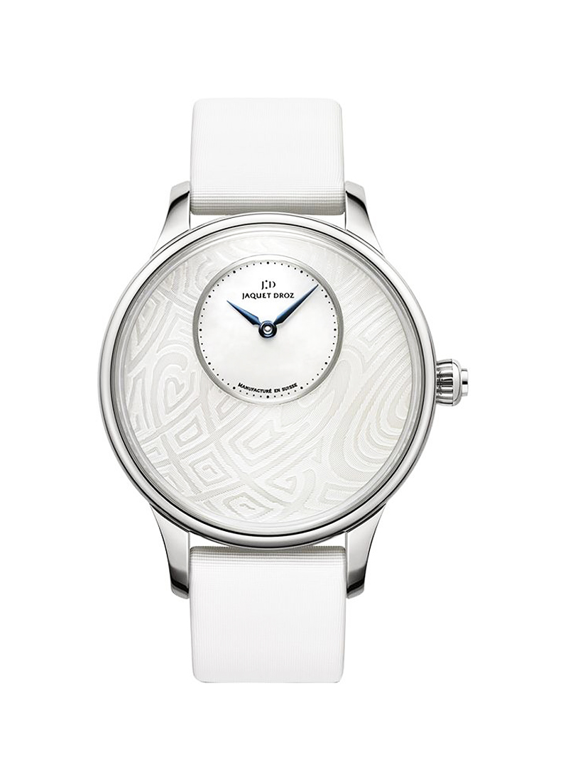 Jaquet Droz Petite Heure Minute Art Deco 39mm Automatic in White gold
